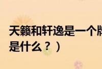 天籁和轩逸是一个牌子吗（天籁和轩逸的区别是什么？）