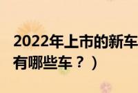 2022年上市的新车有哪些（2022款新车上市有哪些车？）