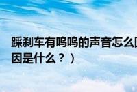 踩刹车有呜呜的声音怎么回事（踩刹车嗡嗡响声音很大的原因是什么？）