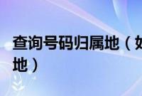 查询号码归属地（如何查询中国移动号码归属地）
