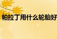 帕拉丁用什么轮胎好（怕拉丁用什么轮胎？）