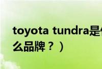 toyota tundra是什么车（tundra皮卡是什么品牌？）