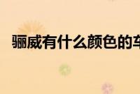 骊威有什么颜色的车（骊威有什么颜色？）