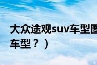 大众途观suv车型图片价格(大众途观是什么车型?)