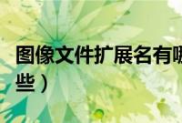 图像文件扩展名有哪些（图像文件扩展名有哪些）