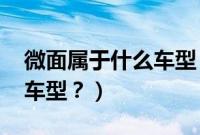 微面属于什么车型（长安欧尚x70a属于什么车型？）