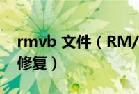 rmvb 文件（RM/RMVB视频文件损坏怎么修复）