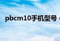 pbcm10手机型号（pbcm10是什么手机）