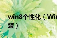 win8个性化（Win8系统个性主题的下载安装）