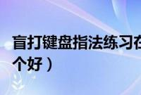 盲打键盘指法练习在线（键盘盲打练习软件哪个好）