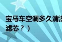 宝马车空调多久清洗一次（宝马多久更换空调滤芯？）