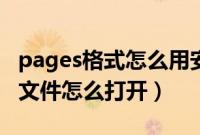 pages格式怎么用安卓手机打开（手机pages文件怎么打开）