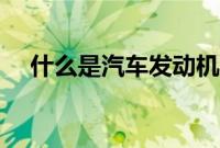 什么是汽车发动机（什么是汽车烤瓷？）