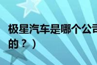 极星汽车是哪个公司的（极星汽车是哪个国家的？）