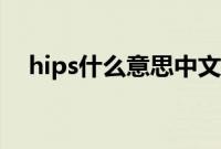 hips什么意思中文翻译（hips什么意思）