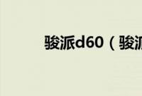 骏派d60（骏派d60用什么油？）