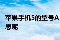 苹果手机5的型号A1428与A1429代表什么意思呢