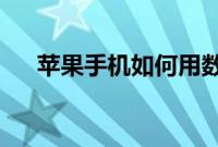 苹果手机如何用数字显示手机信号强度