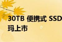 30TB 便携式 SSD 以 39 美元的价格在沃尔玛上市