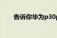 告诉你华为p30proOTG在哪里打开