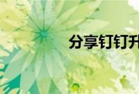 分享钉钉升级版本的方法