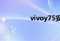 vivoy75安兔兔跑分多少