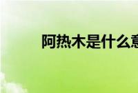 阿热木是什么意思（arm是什么）