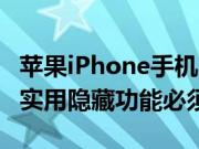 苹果iPhone手机问答：iOS12玩机攻略 10个实用隐藏功能必须拥有