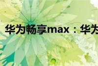 华为畅享max：华为畅享max有NFC功能吗