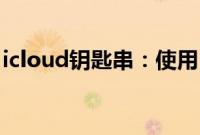 icloud钥匙串:使用 iCloud 钥匙串功能教程