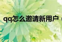 qq怎么邀请新用户（qq怎么邀请新人注册）