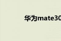 华为mate30按键该如何设置