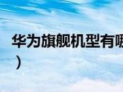 华为旗舰机型有哪些(华为旗舰机型有哪几款)