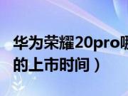 华为荣耀20pro哪年上市的（华为荣耀20pro的上市时间）