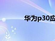 华为p30应用分身要怎么设置