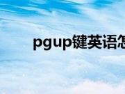 pgup键英语怎么读（pgup键在哪）