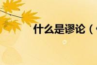 什么是谬论（什么是miui相机）