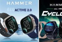 Hammer Active 2.0 和 Cyclone 蓝牙通话智能手表推出