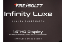 Fire-Boltt Infinity Luxe 推出 配备 1.6 英寸显示屏