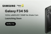 三星 Galaxy F34 关键规格和设计曝光