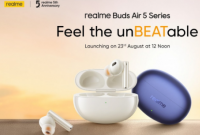 Realme Buds Air 5系列将于8月23日全球上市