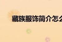 藏族服饰简介怎么写（藏族服饰简介）