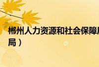 郴州人力资源和社会保障局地址(郴州人力资源和社会保障局)