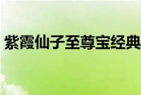 紫霞仙子至尊宝经典台词（至尊宝经典台词）