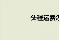 头程运费怎么算（头程）