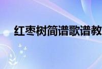 红枣树简谱歌谱教学（红枣树简谱歌谱）