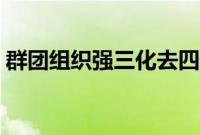 群团组织强三化去四性是什么（四性是什么）