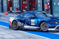福特野马GT3在Misano整改期间听起来很凶猛