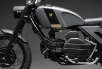 MotoGuzziVXFalcone拥有大量新复古风格支持其复古DNA