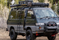 紧凑型三菱得利卡 4x4 变身为独特的露营车